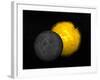 Partial Eclipse of the Sun-null-Framed Art Print