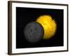 Partial Eclipse of the Sun-null-Framed Art Print