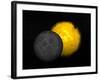 Partial Eclipse of the Sun-null-Framed Art Print