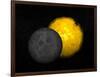 Partial Eclipse of the Sun-null-Framed Art Print