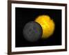 Partial Eclipse of the Sun-null-Framed Art Print