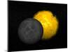 Partial Eclipse of the Sun-null-Mounted Art Print