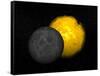 Partial Eclipse of the Sun-null-Framed Stretched Canvas