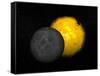 Partial Eclipse of the Sun-null-Framed Stretched Canvas