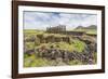 Partial Moai Heads in a Circle at the 15 Moai Restored Ceremonial Site of Ahu Tongariki-Michael Nolan-Framed Photographic Print