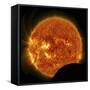 Partial Solar Eclipse-null-Framed Stretched Canvas