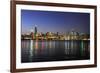 Partial View of Downtown Chicago Skyline at Dusk-Gino Santa Maria-Framed Photographic Print