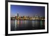 Partial View of Downtown Chicago Skyline at Dusk-Gino Santa Maria-Framed Photographic Print