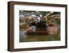 Partially Assembled Car Moving through Work Station-Joe Polimeni-Framed Photographic Print