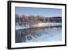 Partially Frozen River Spey in Winter, Cairngorms Np, Scotland, UK, December 2012-Mark Hamblin-Framed Photographic Print
