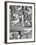 Participants in a Mammoth Sport and Fitness Show Called "Sportakiad" Practice-Stan Wayman-Framed Photographic Print