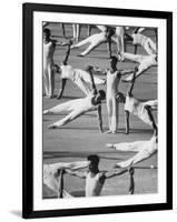 Participants in a Mammoth Sport and Fitness Show Called "Sportakiad" Practice-Stan Wayman-Framed Photographic Print