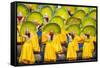 Participants perfrom at Dinagyang Festival, Iloilo City, Western Visayas, Philippines-Jason Langley-Framed Stretched Canvas