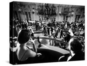 Participants Watching Couples Dancing During the Waltz Evening-Yale Joel-Stretched Canvas