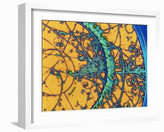 Particle Tracks-Patrice Loiez-Framed Photographic Print