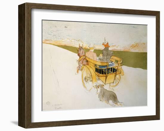 Partie De Campagne-Henri de Toulouse-Lautrec-Framed Giclee Print