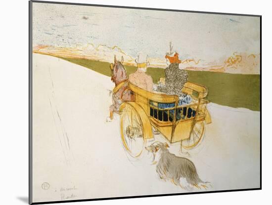 Partie De Campagne-Henri de Toulouse-Lautrec-Mounted Giclee Print