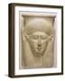 Partie de chapiteau : tête d'Hathor-null-Framed Giclee Print