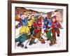 Partie de hockey-Nicole Laporte-Framed Art Print