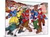 Partie de hockey-Nicole Laporte-Mounted Art Print