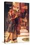 Parting Kiss-Sir Lawrence Alma-Tadema-Stretched Canvas