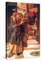 Parting Kiss-Sir Lawrence Alma-Tadema-Stretched Canvas