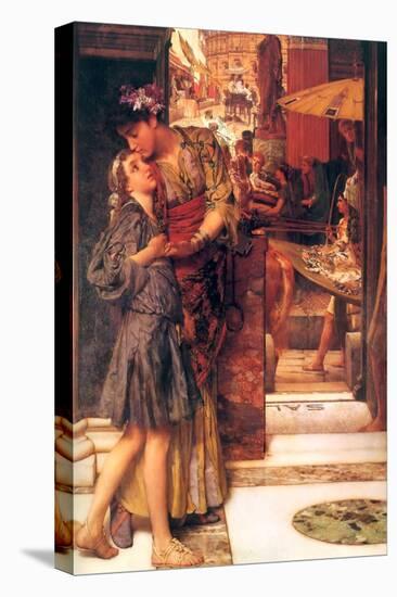 Parting Kiss-Sir Lawrence Alma-Tadema-Stretched Canvas