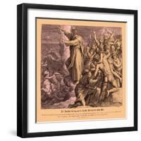 Parting of the Red Sea, Exodus-Julius Schnorr von Carolsfeld-Framed Giclee Print