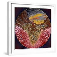 Parting of the Red Sea-Bill Bell-Framed Giclee Print