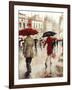 Parting on a Paris Street-Lorraine Christie-Framed Art Print