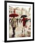 Parting on a Paris Street-Lorraine Christie-Framed Art Print