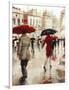 Parting on a Paris Street-Lorraine Christie-Framed Art Print