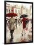 Parting on a Paris Street-Lorraine Christie-Framed Art Print