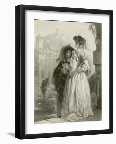 Parting Vows-Edward Henry Corbould-Framed Giclee Print