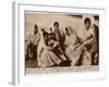 Partition in India - Refugees at Willingdon Airport, New Delhi-null-Framed Photographic Print