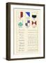 Partition Lines for Shields of Heraldry-Hugh Clark-Framed Art Print