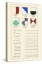 Partition Lines for Shields of Heraldry-Hugh Clark-Stretched Canvas