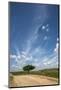 Partly cloudy day in the Flint Hills of Kansas-Michael Scheufler-Mounted Photographic Print