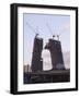 Partly Contructed Shell of the New Cctv Tower Building Guomao Area, Beijing, China-Kober Christian-Framed Photographic Print