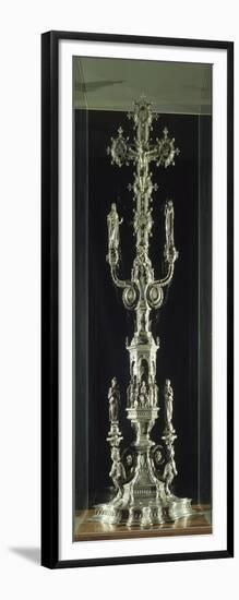 Partly Enamelled Silver Cross for the Altar of Florence Baptistery-null-Framed Giclee Print