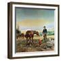 Partners-Charles Marion Russell-Framed Premium Giclee Print
