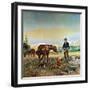 Partners-Charles Marion Russell-Framed Premium Giclee Print