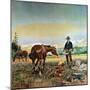 Partners-Charles Marion Russell-Mounted Premium Giclee Print