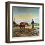 Partners-Charles Marion Russell-Framed Art Print