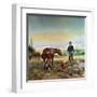 Partners-Charles Marion Russell-Framed Art Print