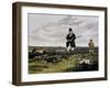 Partridge Hunting, 1835-Henry Alken-Framed Giclee Print