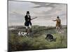 Partridge Hunting, 1835-Henry Alken-Mounted Giclee Print