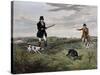 Partridge Hunting, 1835-Henry Alken-Stretched Canvas