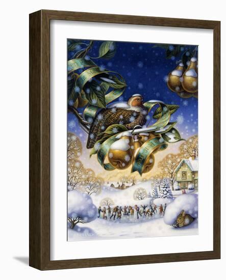 Partridge in a Pear Tree-Dan Craig-Framed Giclee Print