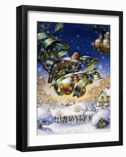 Partridge in a Pear Tree-Dan Craig-Framed Giclee Print